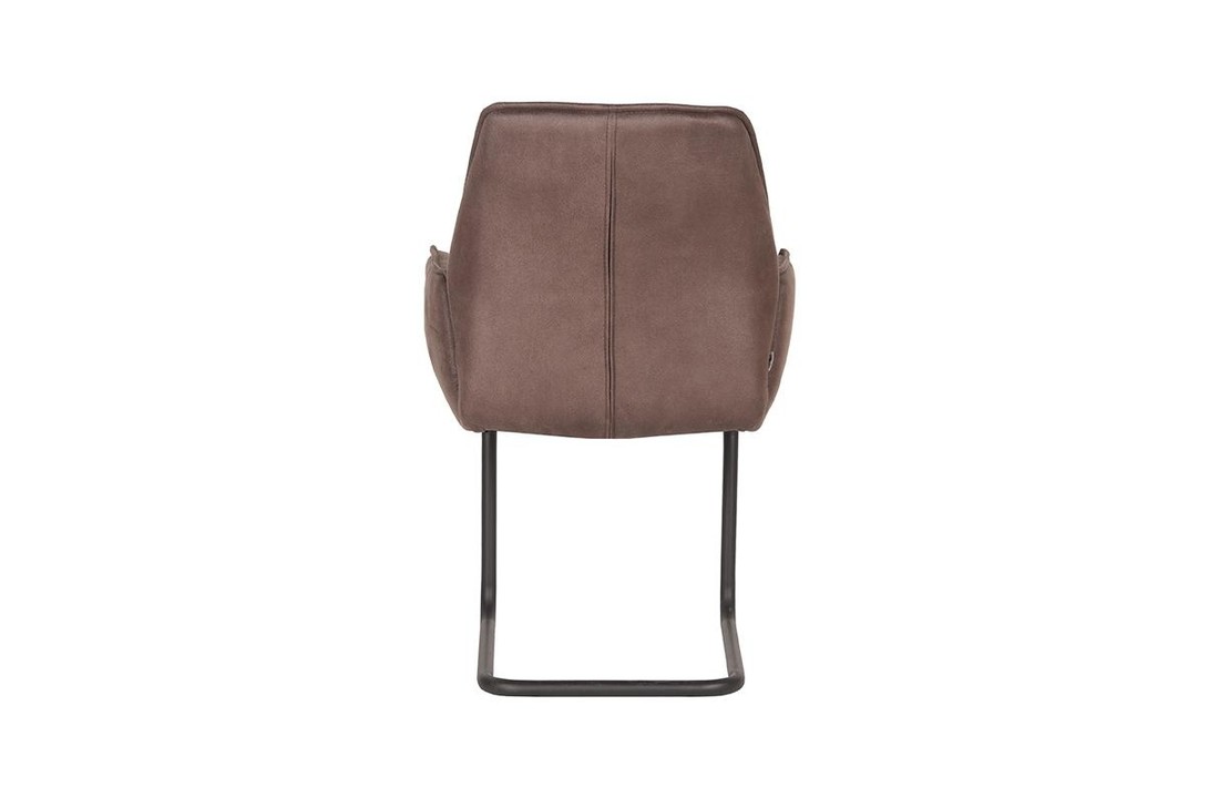 LABEL51 Eetkamerstoel Boet - Truffel grijs - Microfiber