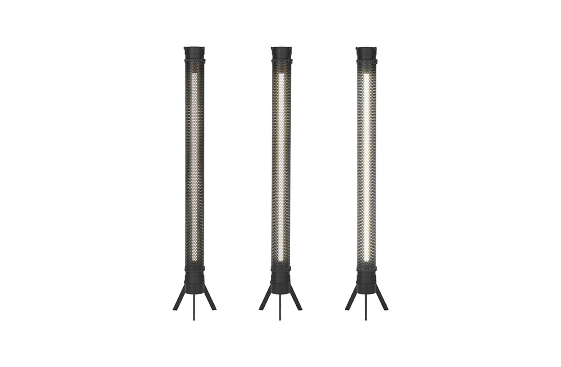 LABEL51 Vloerlamp Tube - Zwart - Metaal