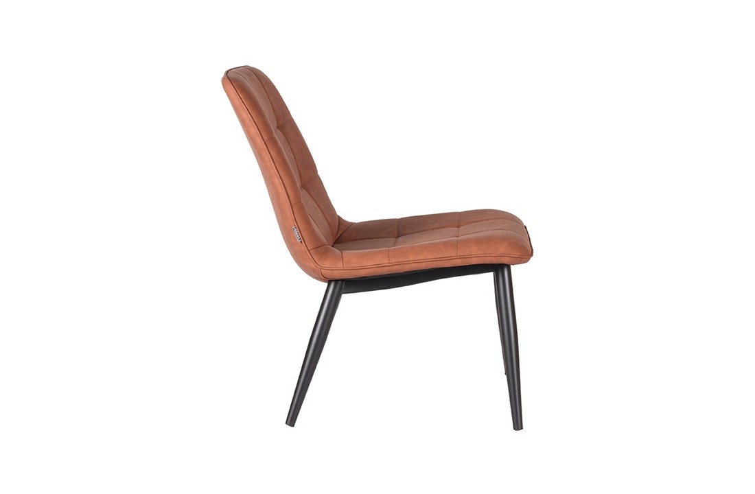 LABEL51 Fauteuil James - Cognac - PU-Leder