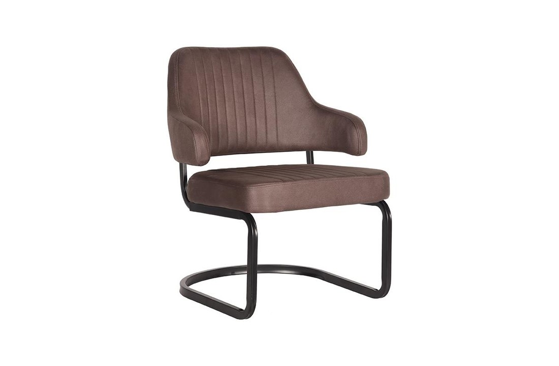 LABEL51 Fauteuil Otta - Truffel grijs - Microfiber