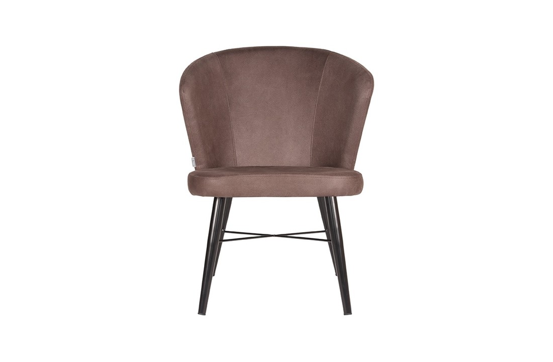 LABEL51 Fauteuil Wave - Truffel grijs - Microfiber