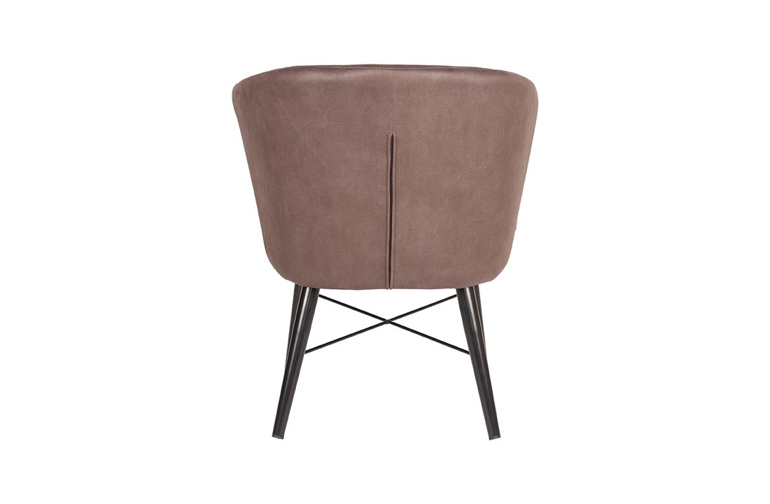 LABEL51 Fauteuil Wave - Truffel grijs - Microfiber