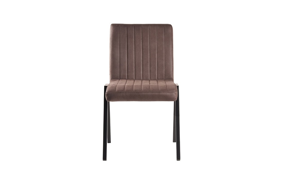 LABEL51 Eetkamerstoel Matz - Truffel grijs - Microfiber