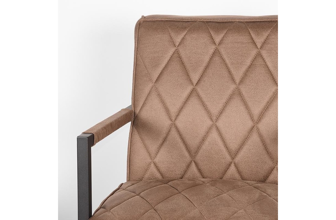 LABEL51 Fauteuil Denmark - Stone - Microfiber