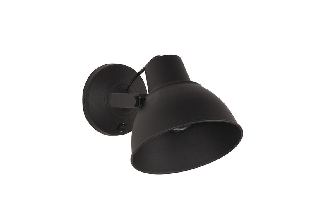 LABEL51 Wandlamp Raw - Zwart - Metaal - XL