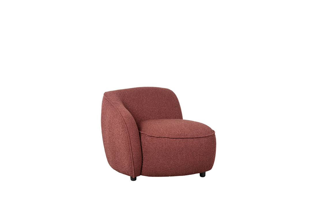 LABEL51 Fauteuil Livo Links - Winered - Boucle
