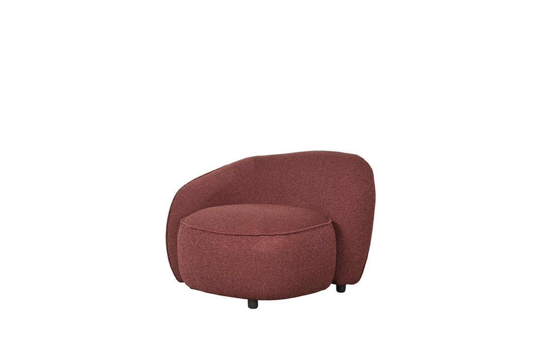 LABEL51 Fauteuil Livo Links - Winered - Boucle