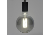 Lichtbron LED filament bol Ø12 Smoke grey glas