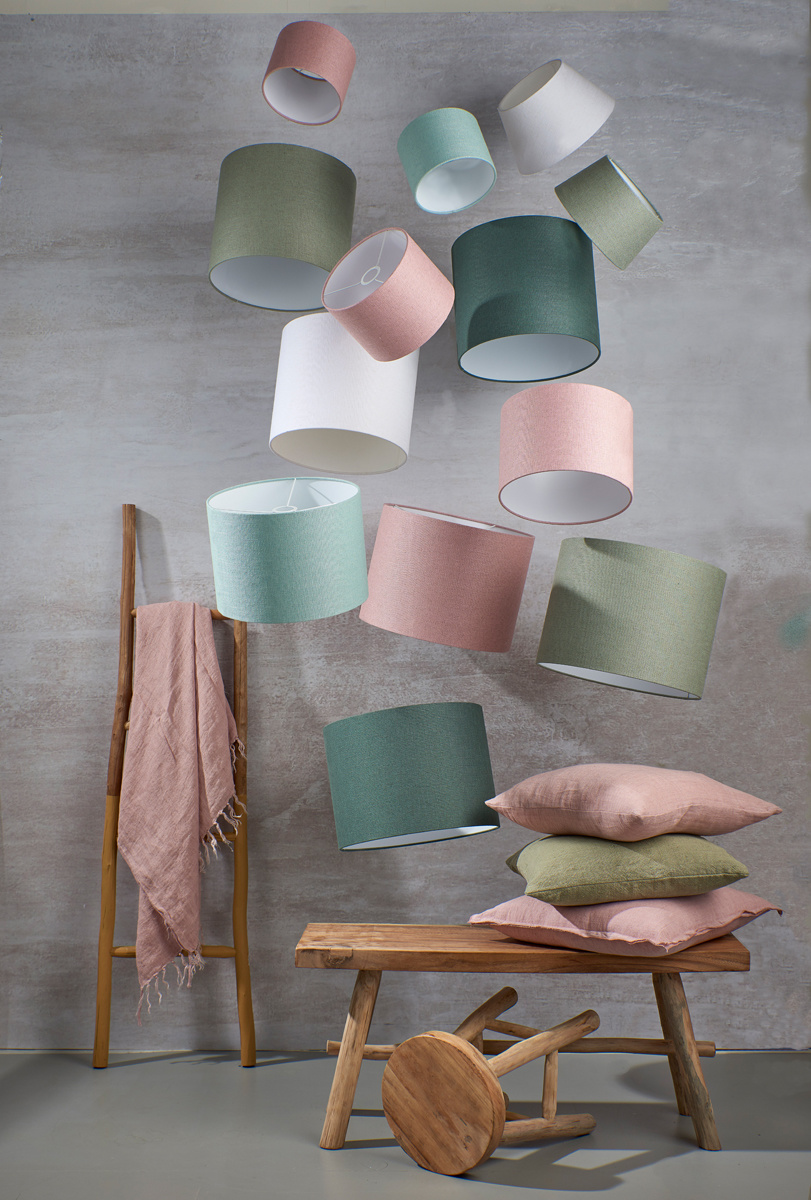 Light & Living - Lampenkap LIVIGNO - 25x18x14 - Wit