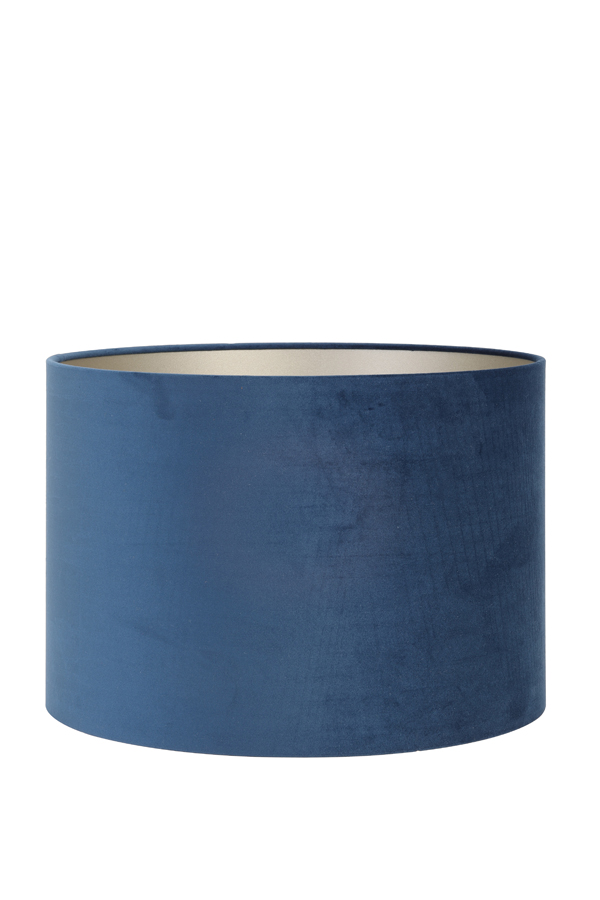 Light & Living - Lampenkap VELOURS - 20x20x15 - Blauw