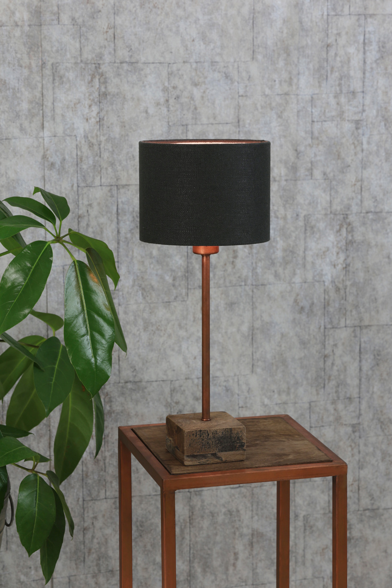 Light & Living - Lampenkap LIVIGNO - 20x20x15 - Grijs