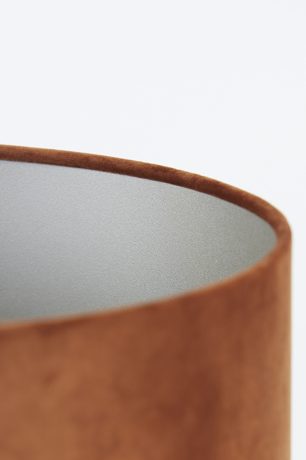 Light & Living - Lampenkap VELOURS - 25x25x18 - Oranje