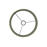 Light & Living - Lampenkap VELOURS - 25x25x18 - Groen