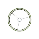 Light & Living - Lampenkap VELOURS - 25x25x18 - Groen