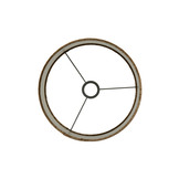 Light & Living - Lampenkap PRAYA - 25x25x18 - Bruin