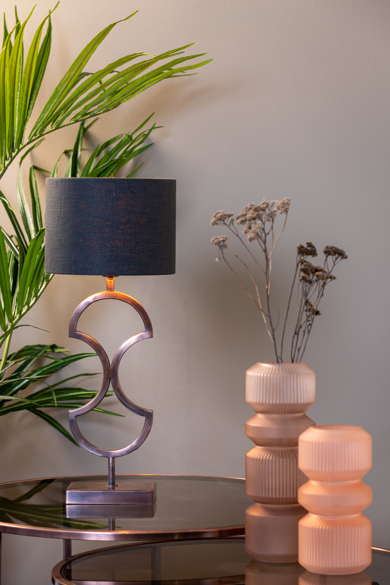 Light & Living - Lampenkap LIVIGNO - 25x25x18 - Grijs