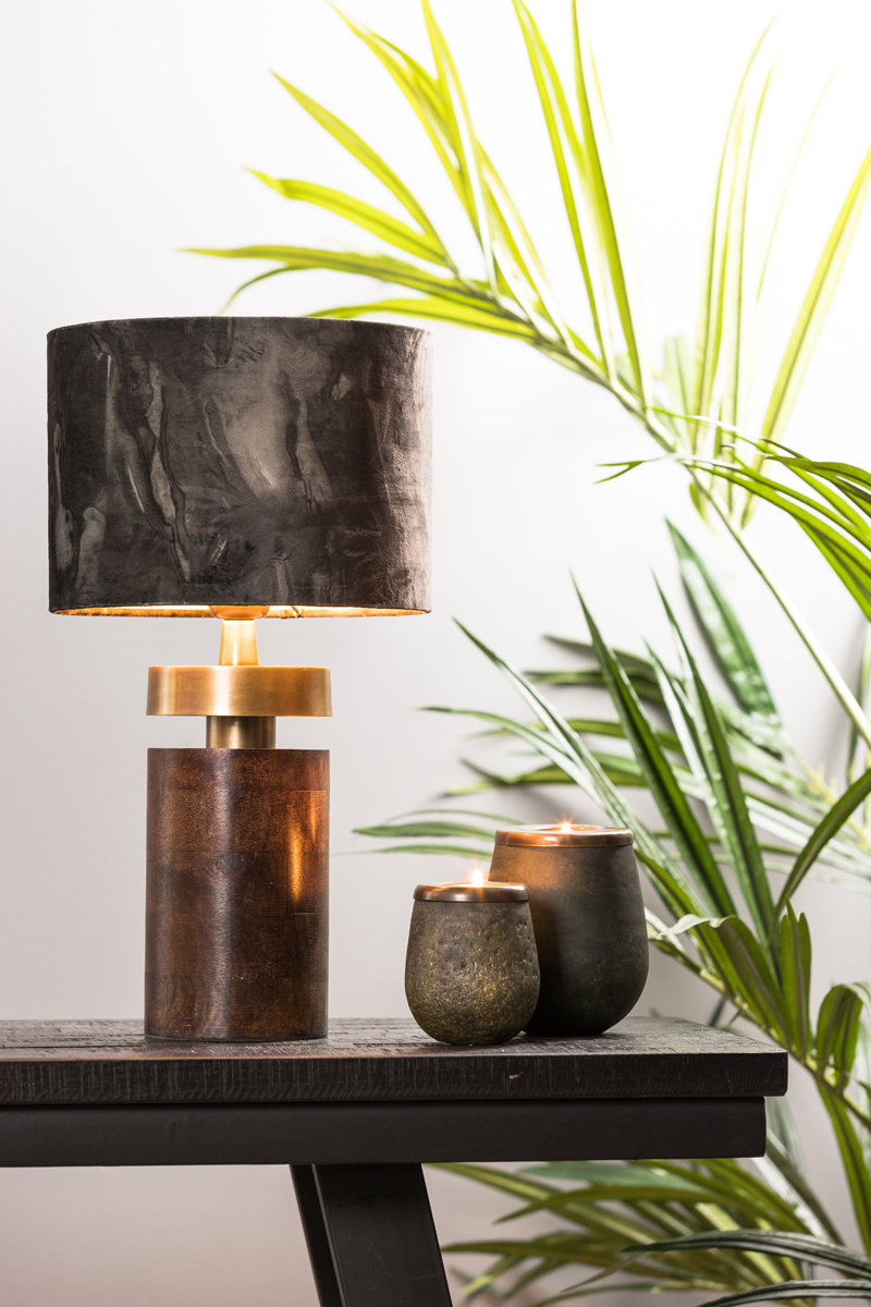 Light & Living - Lampenkap MARBLE - 25x25x18 - Groen