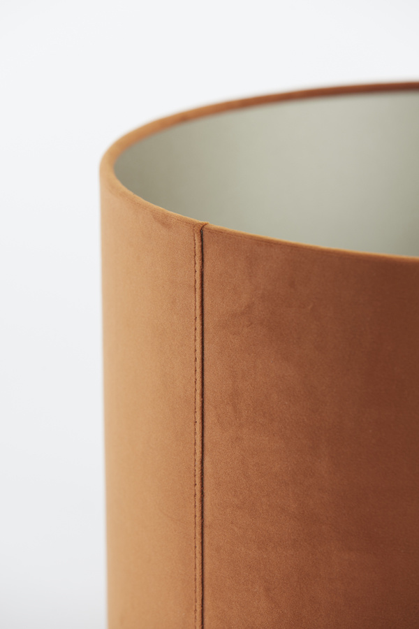 Light & Living - Lampenkap VELOURS - 30x30x21 - Oranje