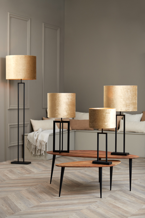 Light & Living - Lampenkap GEMSTONE - 30x30x21 - Brons