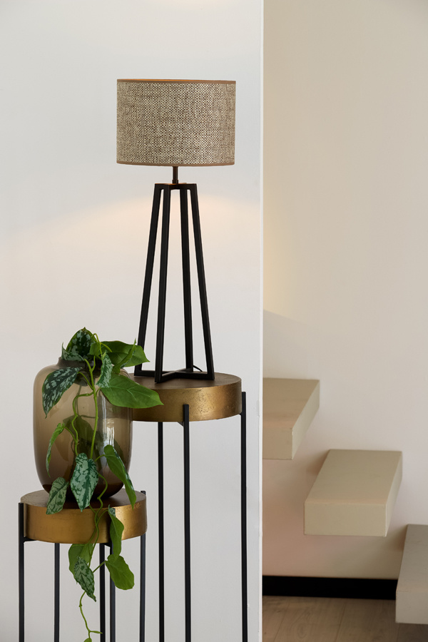 Light & Living - Lampenkap SAVERNA - 30x30x21 - Bruin