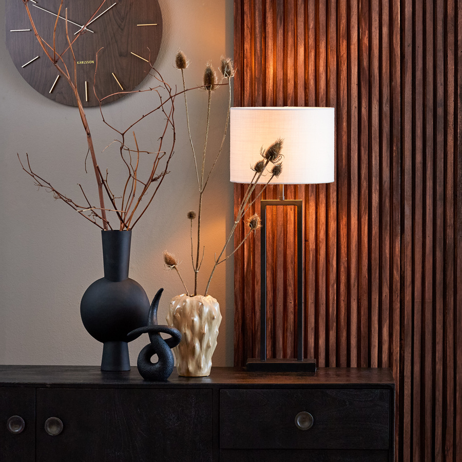 Light & Living - Lampenkap LIVIGNO - 30x30x21 - Wit