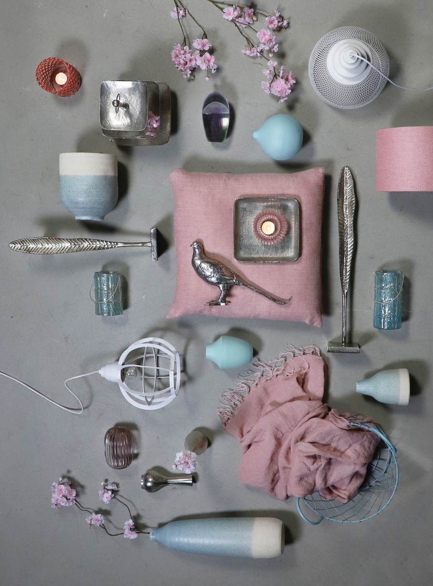 Light & Living - Lampenkap LIVIGNO - 30x30x21 - Roze