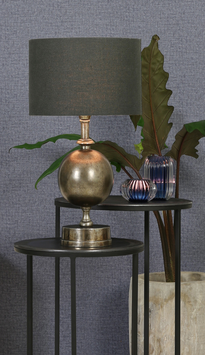 Light & Living - Lampenkap LIVIGNO - 30x30x21 - Grijs