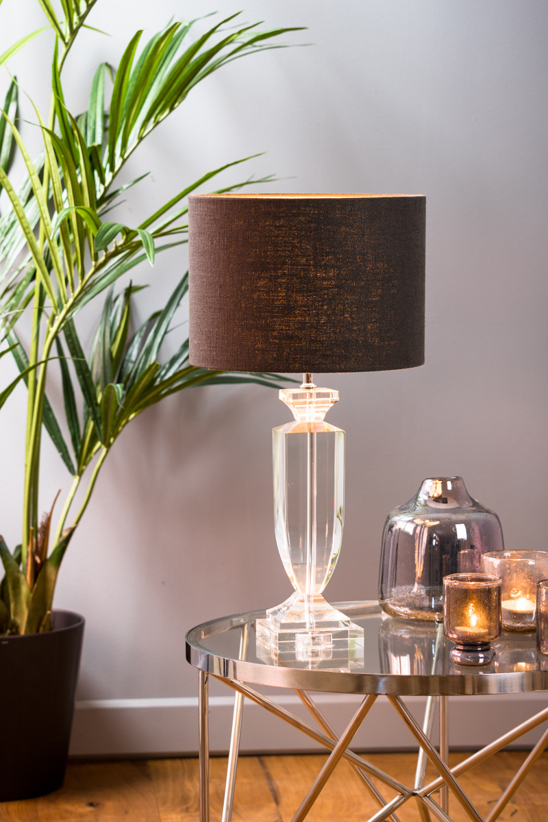 Light & Living - Lampenkap LIVIGNO - 30x30x21 - Grijs