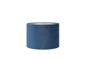 Light & Living - Lampenkap VELOURS - 35x35x30 - Blauw