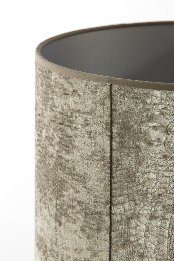 Light & Living - Lampenkap CHELSEA - 35x35x30 - Zilver