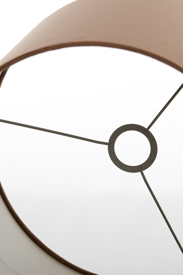 Light & Living - Lampenkap VELOURS - 35x35x30 - Bruin