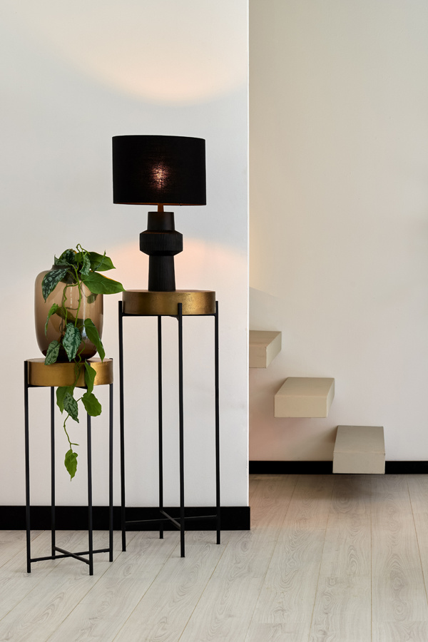 Light & Living - Lampenkap LIVIGNO - 35x35x25 - Zwart