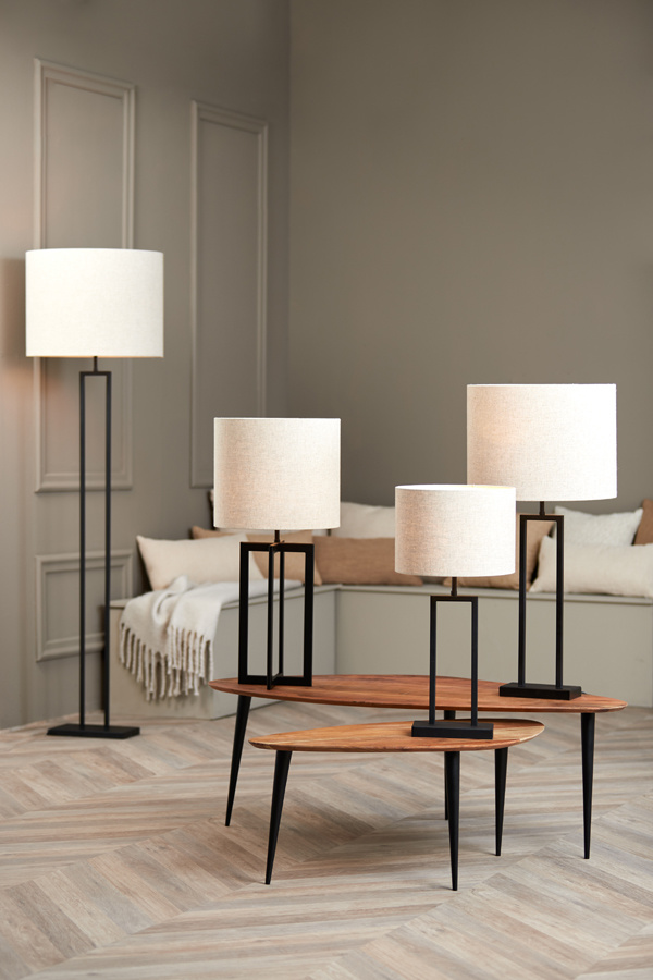 Light & Living - Lampenkap LIVIGNO - 40x40x30 - Bruin