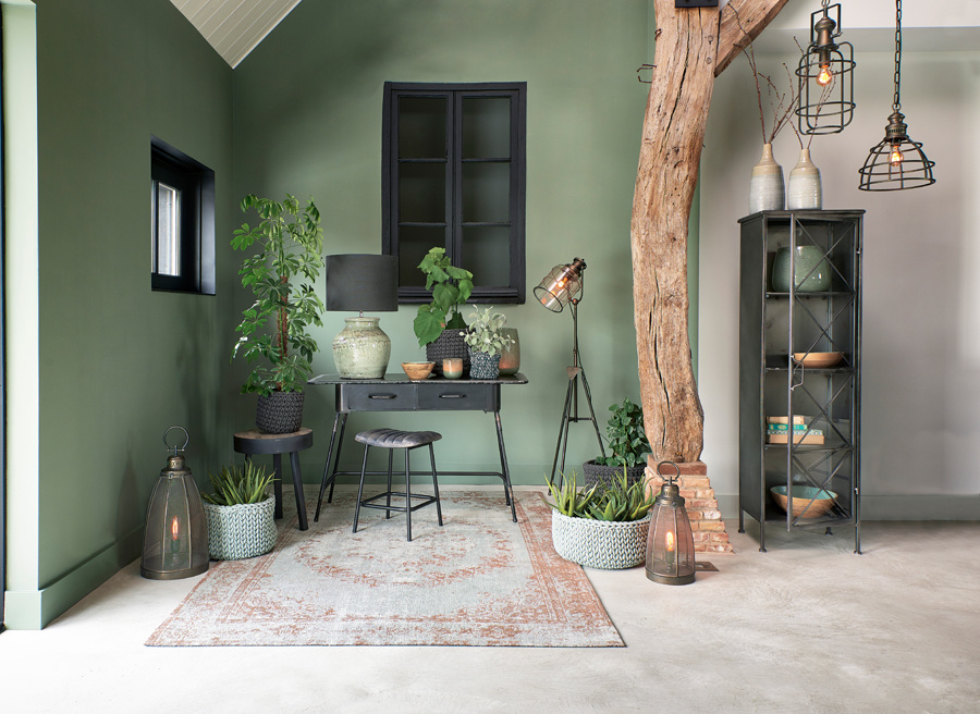 Light & Living - Lampenkap LIVIGNO - 40x40x30 - Grijs