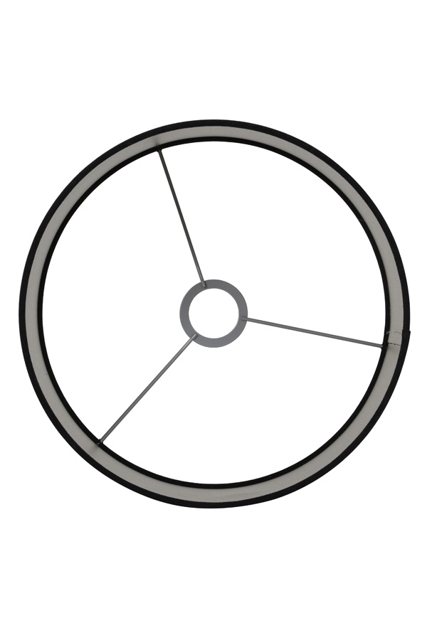 Light & Living - Lampenkap VELOURS - 40x40x30 - Zwart