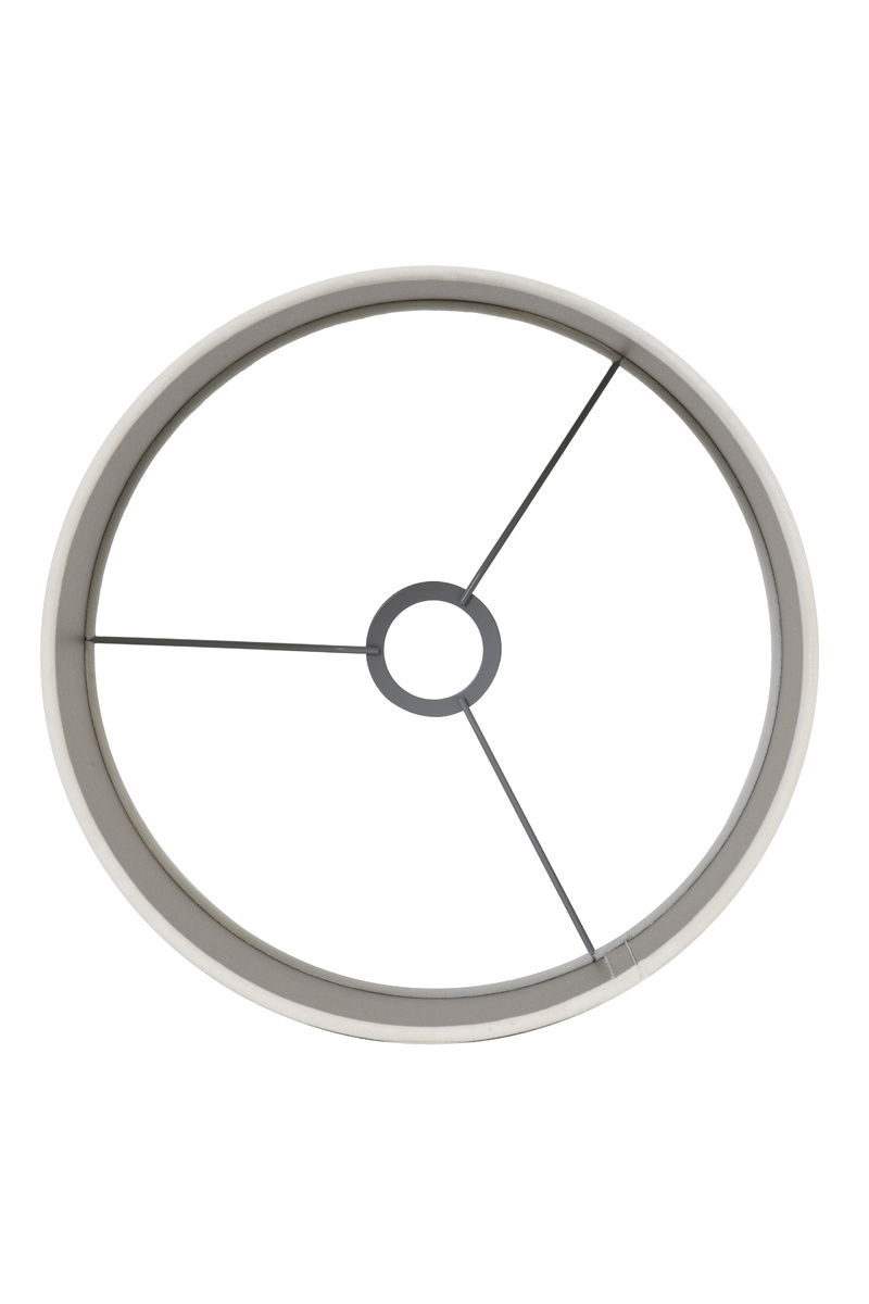 Light & Living - Lampenkap VELOURS - 40x40x30 - Wit