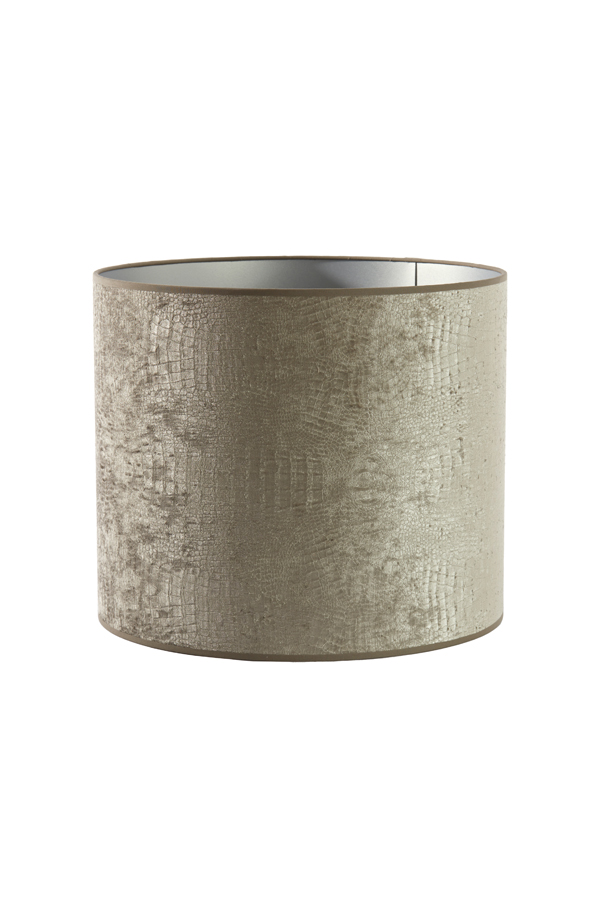 Light & Living - Lampenkap CHELSEA - 40x40x35 - Zilver