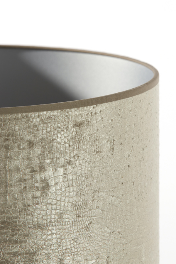 Light & Living - Lampenkap CHELSEA - 40x40x35 - Zilver