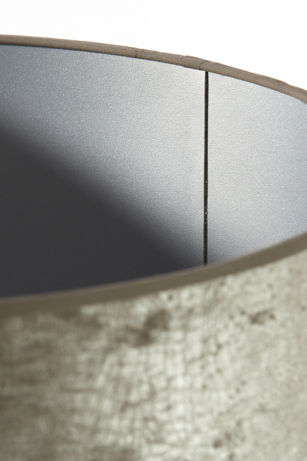 Light & Living - Lampenkap CHELSEA - 40x40x35 - Zilver