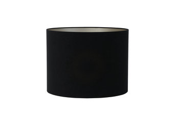 Light & Living - Lampenkap VELOURS - 50x50x38 - Zwart