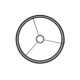 Light & Living - Lampenkap VELOURS - 50x50x38 - Zwart