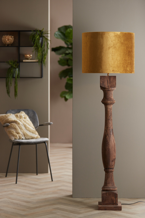 Light & Living - Lampenkap GEMSTONE - 50x50x38 - Goud