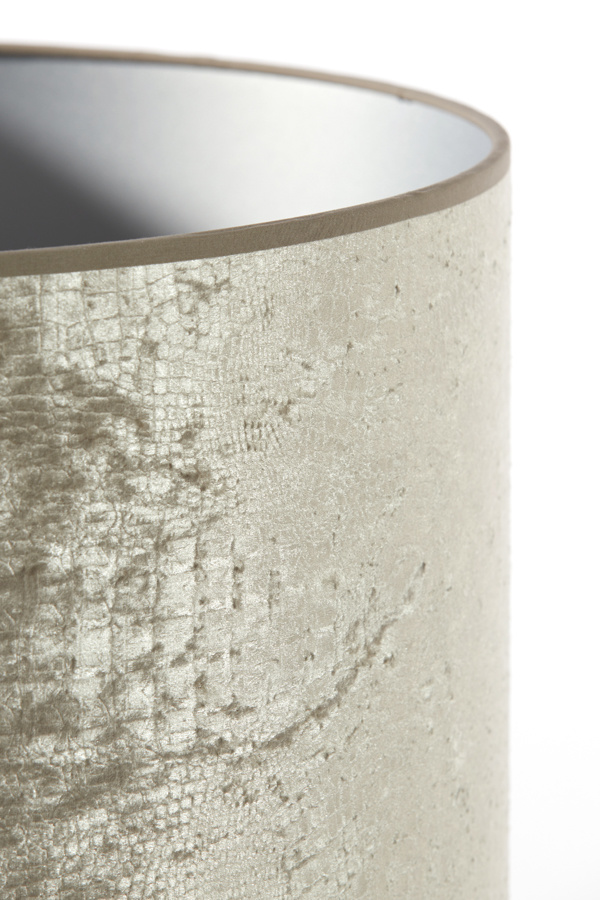 Light & Living - Lampenkap CHELSEA - 50x50x38 - Zilver