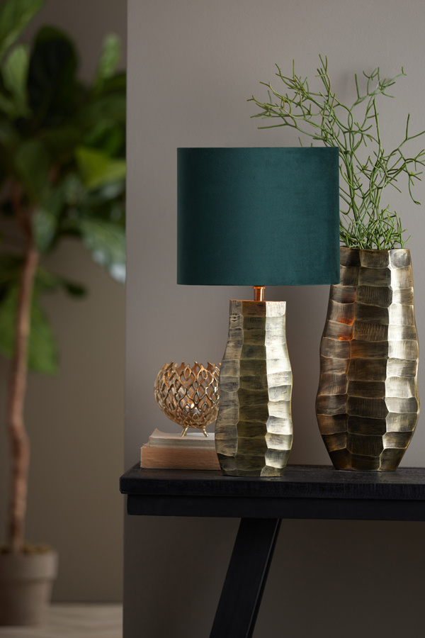 Light & Living - Lampenkap VELOURS - 30x15x25 - Groen