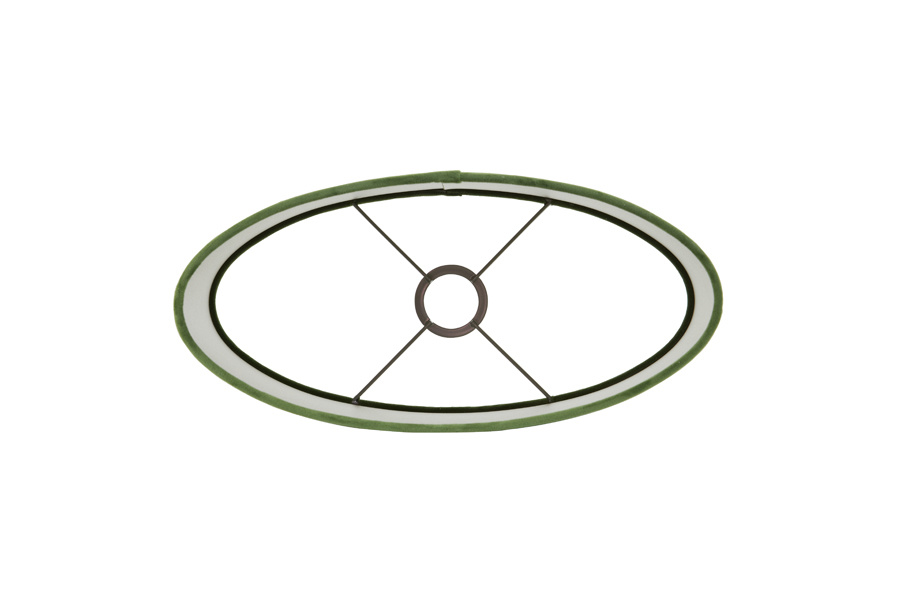 Light & Living - Lampenkap VELOURS - 30x15x25 - Groen