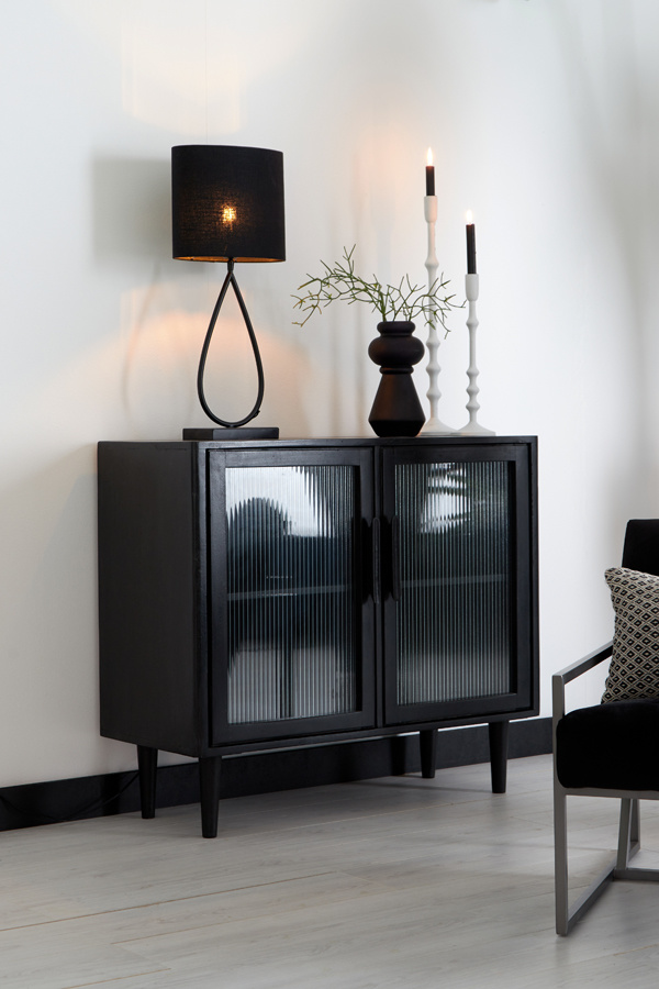 Light & Living - Lampenkap LIVIGNO - 30x15x25 - Zwart