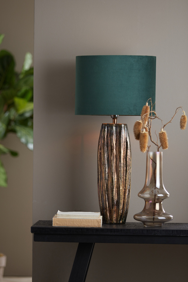 Light & Living - Lampenkap VELOURS - 38x17.5x28 - Groen