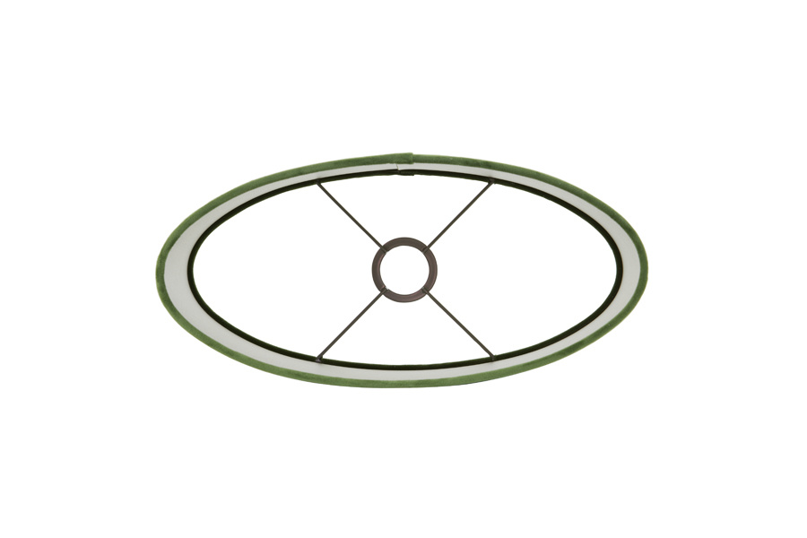 Light & Living - Lampenkap VELOURS - 38x17.5x28 - Groen