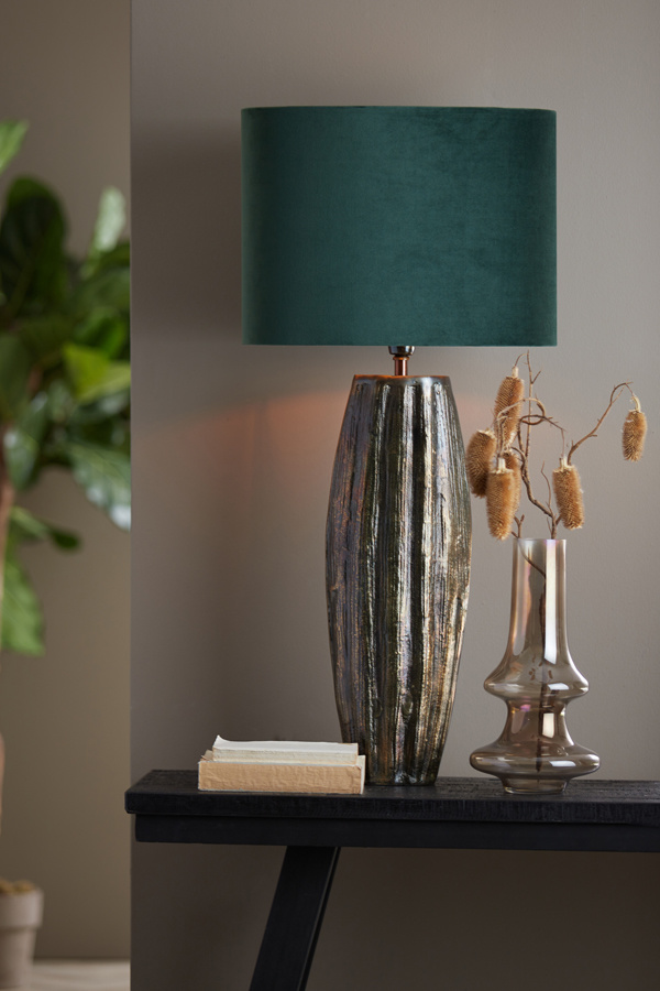 Light & Living - Lampenkap VELOURS - 45x21x32 - Groen