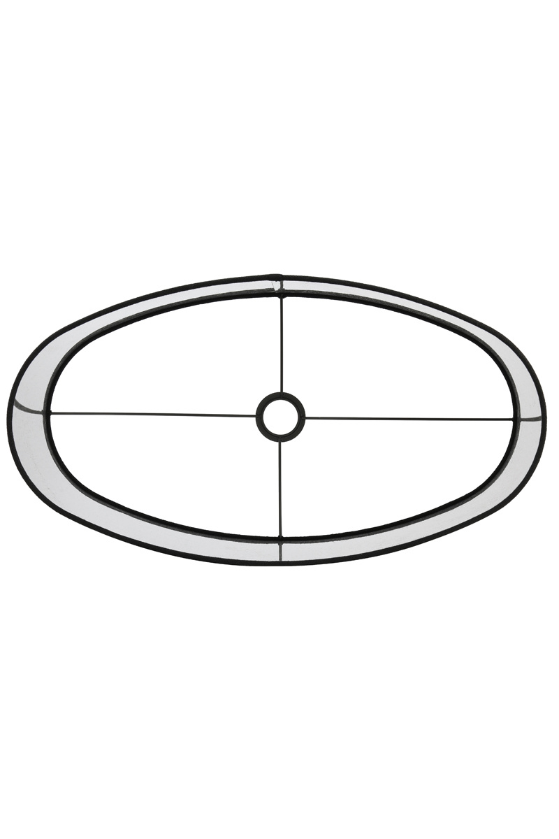 Light & Living - Lampenkap LIVIGNO - 58x24x32 - Zwart